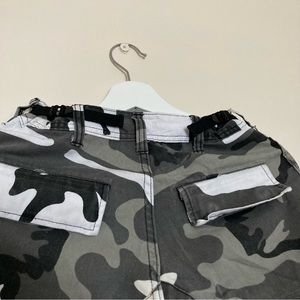 grey/white camo cargo pants | toronto market